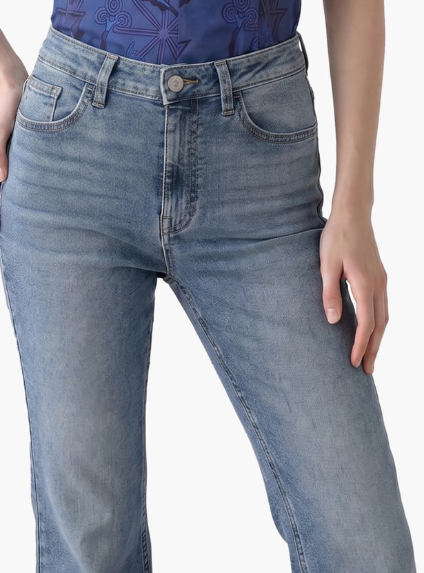 VERO MODA Faded Bootcut Jeans
