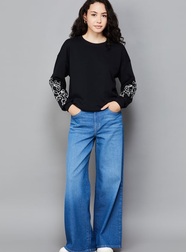 VERO MODA Printed Sweatshirt