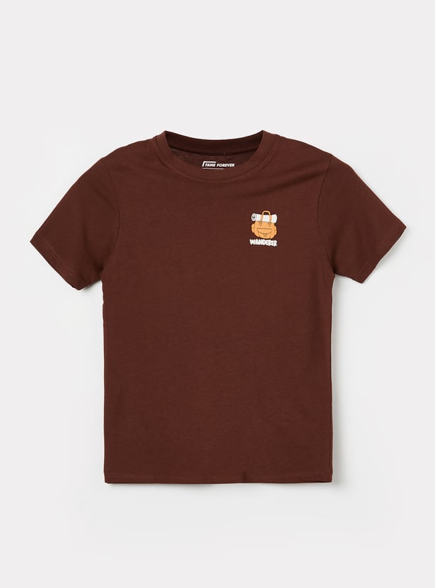 FAME FOREVER Boys Back Graphic Print T-shirt