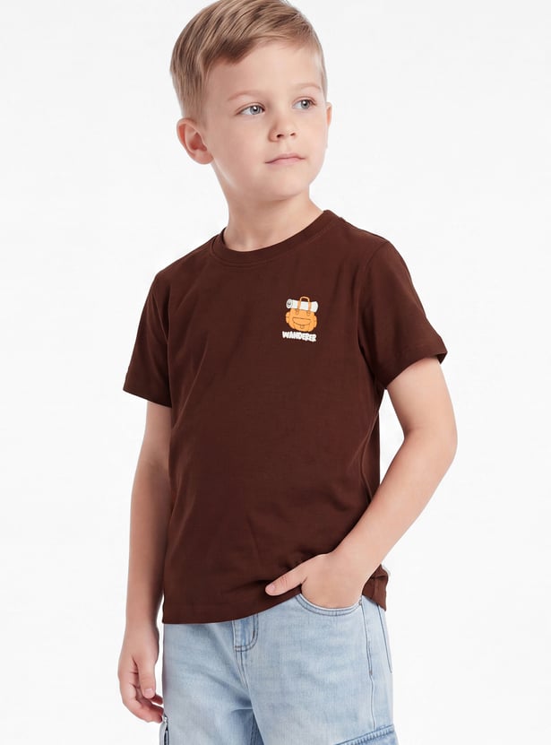 FAME FOREVER Boys Back Graphic Print T-shirt