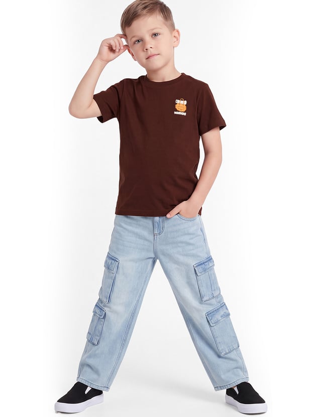 FAME FOREVER Boys Back Graphic Print T-shirt