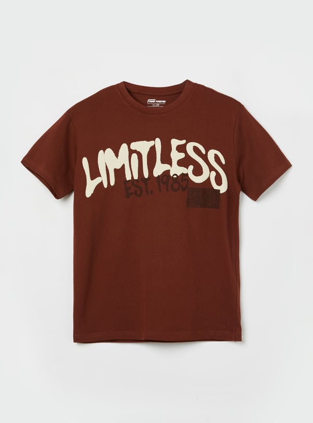FAME FOREVER Boys Graphic Print T-shirt