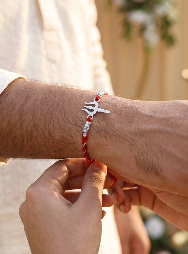 GIVA Blessed Trishul Rakhi