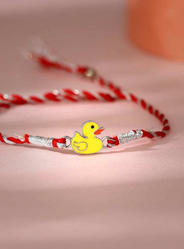 GIVA Sterling Silver Motif Rakhi