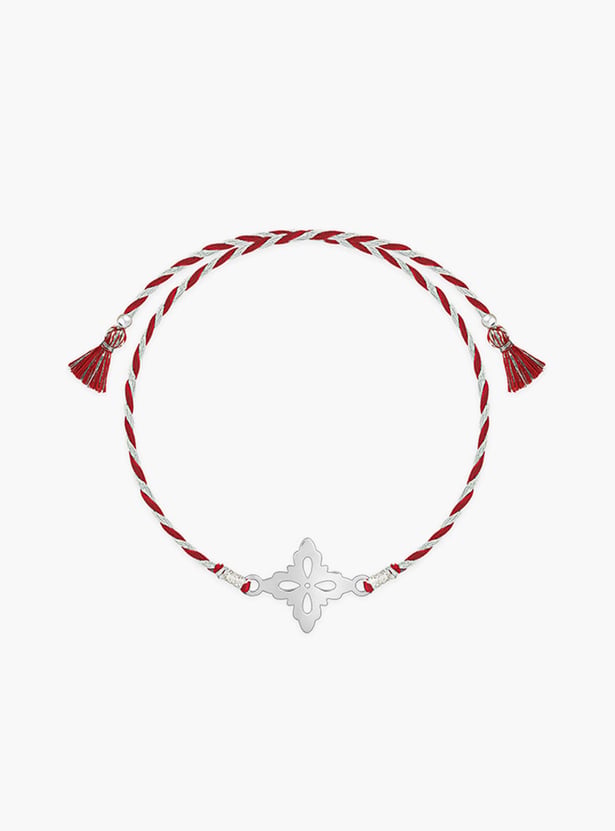 GIVA Sterling Silver Regalia Motif Rakhi