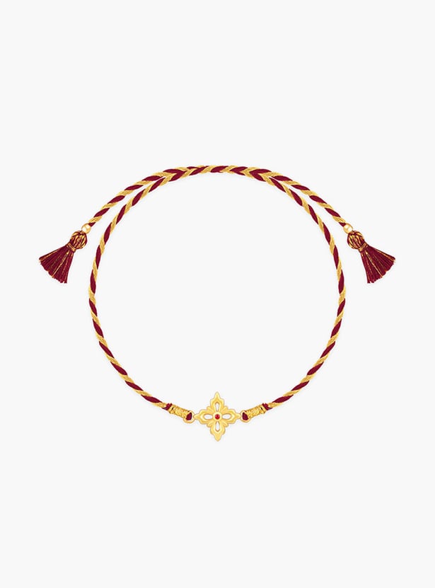 GIVA Golden Dua Rakhi