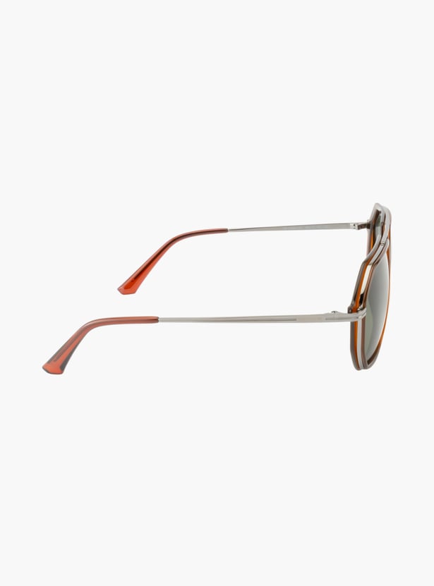 OPIUM Xeno Polarized Geometric Sunglasses - OP-10505-C03-58