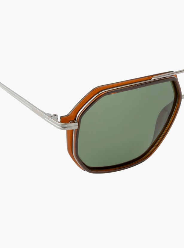 OPIUM Xeno Polarized Geometric Sunglasses - OP-10505-C03-58