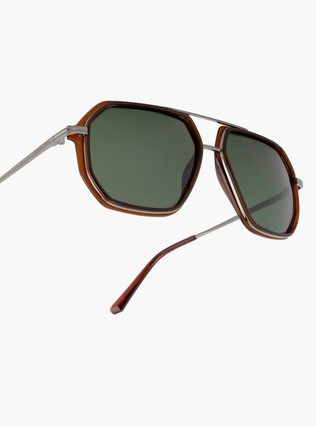 OPIUM Xeno Polarized Geometric Sunglasses - OP-10505-C03-58