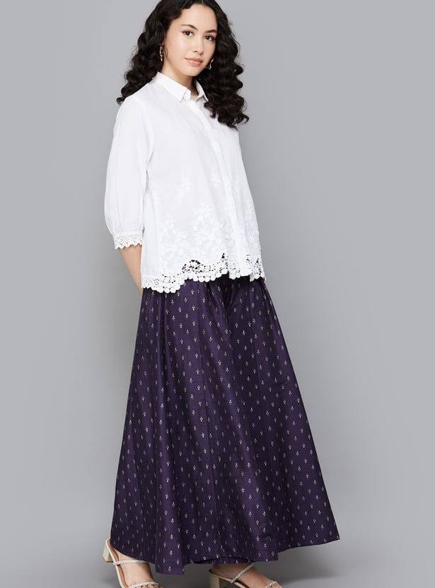 SPAN Embellished Straight Pants