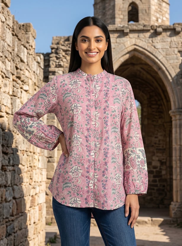 W Floral Print Tunic