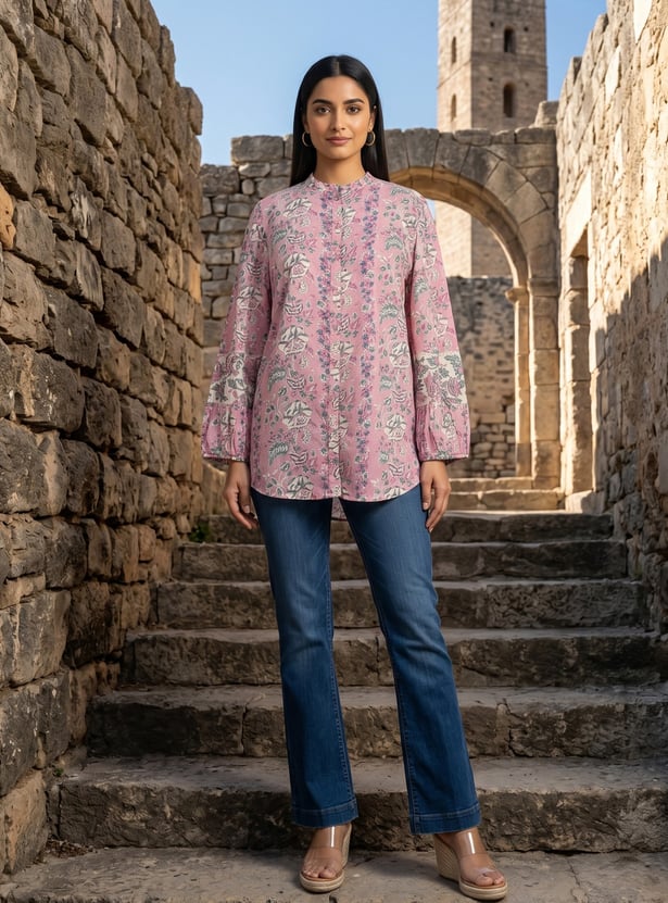 W Floral Print Tunic