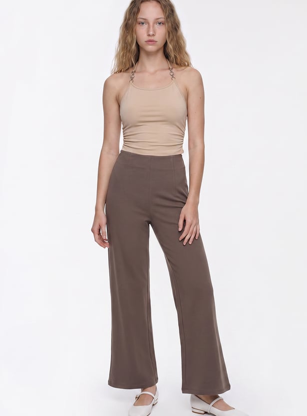 KRAUS Slip-On Wide-Leg Treggings