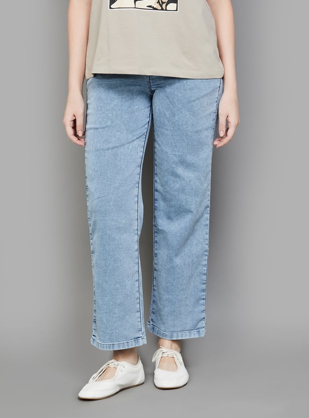 KRAUS Washed Elasticated Jeans