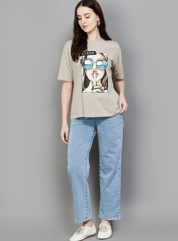 KRAUS Washed Elasticated Jeans