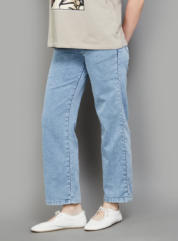 KRAUS Washed Elasticated Jeans