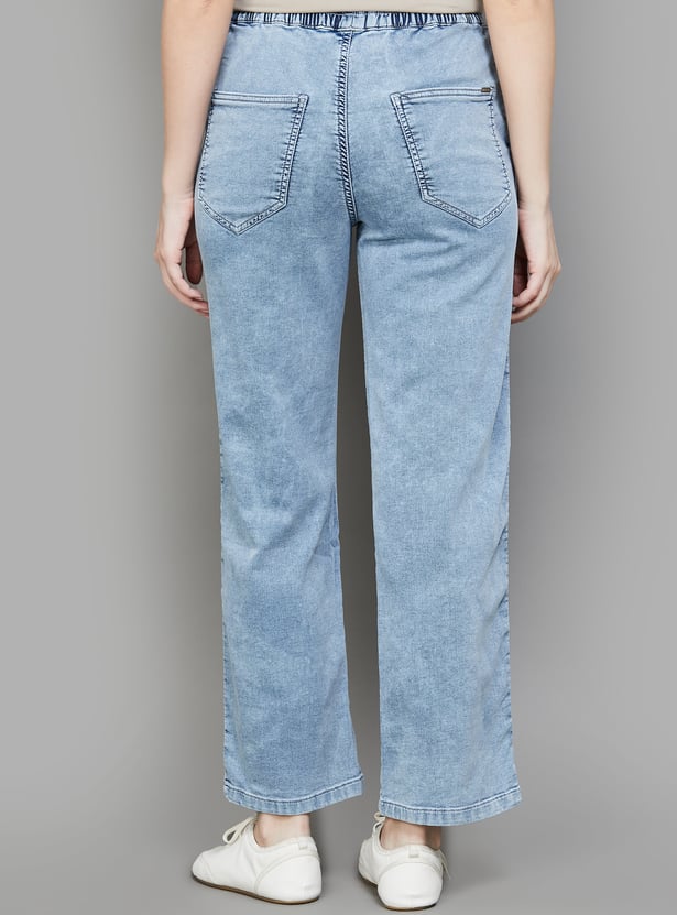 KRAUS Washed Elasticated Jeans