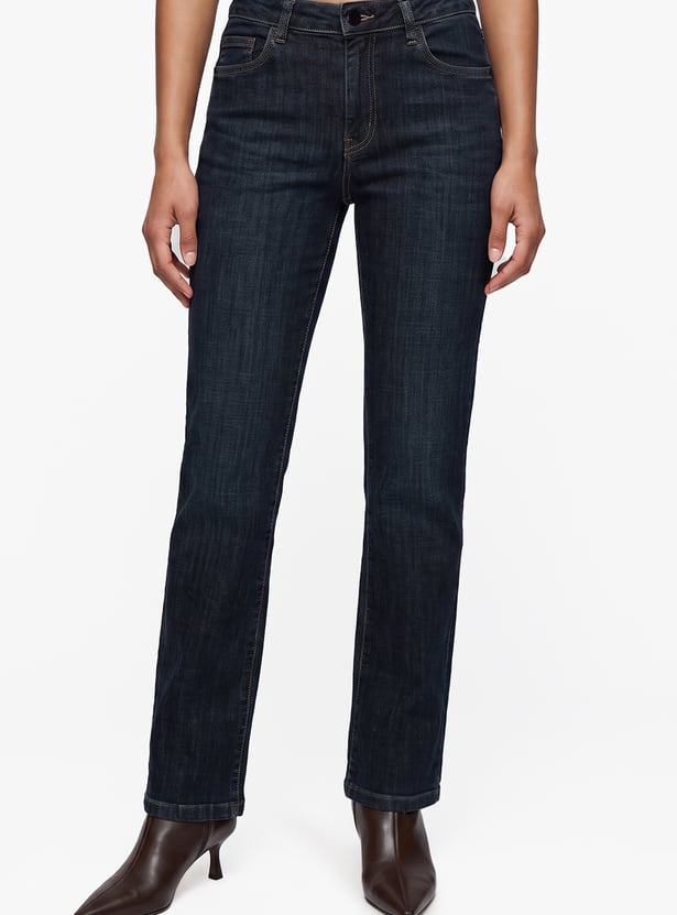 KRAUS Darkwashed Straight Fit Jeans