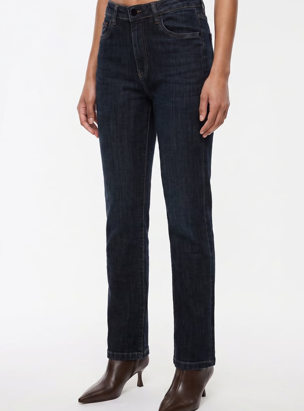 KRAUS Darkwashed Straight Fit Jeans