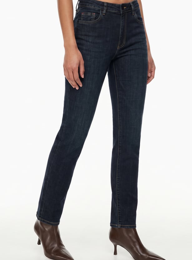 KRAUS Darkwashed Straight Fit Jeans