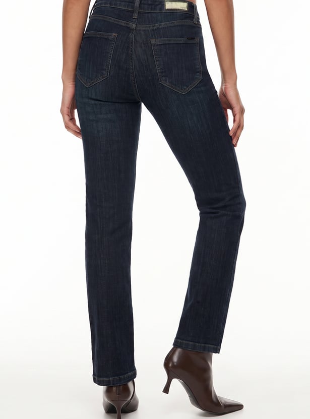 KRAUS Darkwashed Straight Fit Jeans