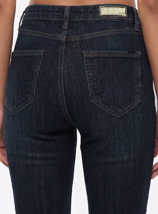 KRAUS Darkwashed Straight Fit Jeans