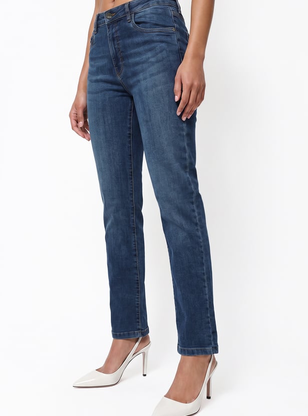 KRAUS Solid Straight Fit Jeans