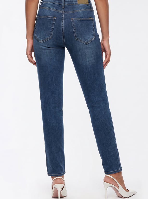 KRAUS Solid Straight Fit Jeans