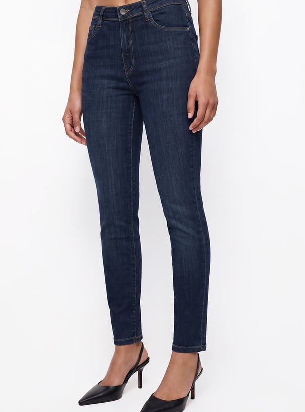 KRAUS Darkwashed Skinny Fit Jeans