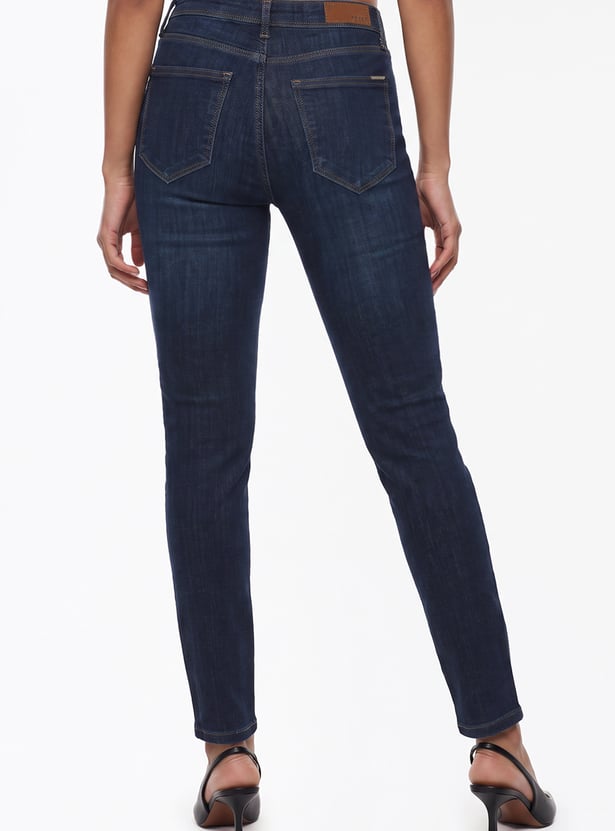 KRAUS Darkwashed Skinny Fit Jeans