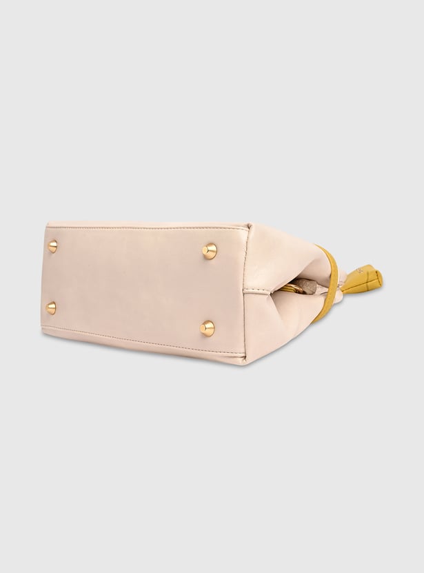 CAPRESE Celina Solid Handheld Bag with Pouch