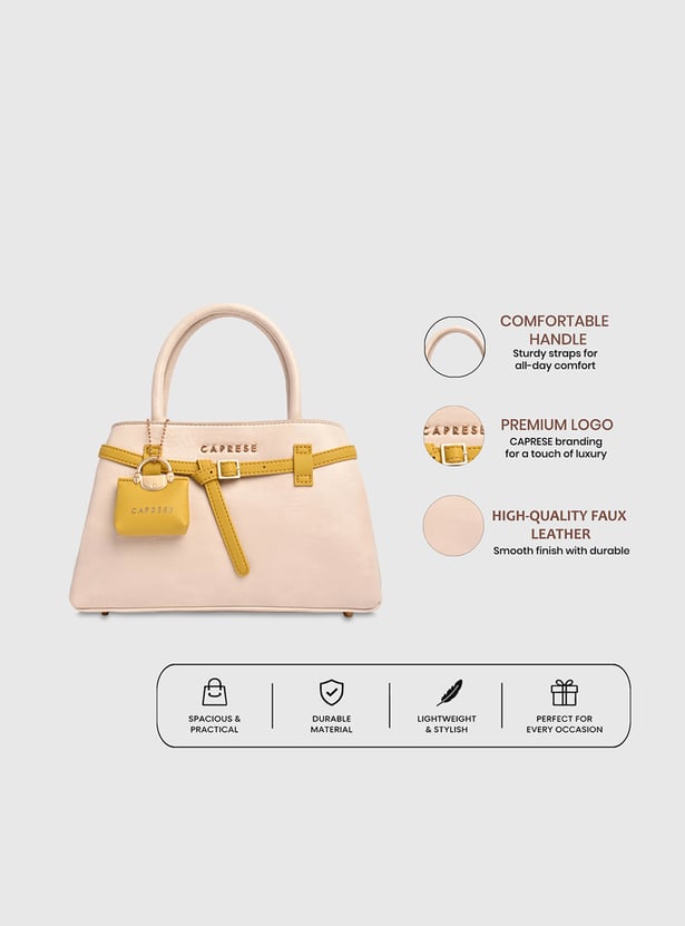 CAPRESE Celina Solid Handheld Bag with Pouch