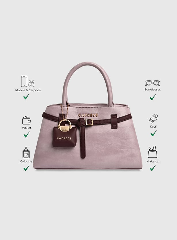 CAPRESE Celina Solid Handheld Bag with Pouch