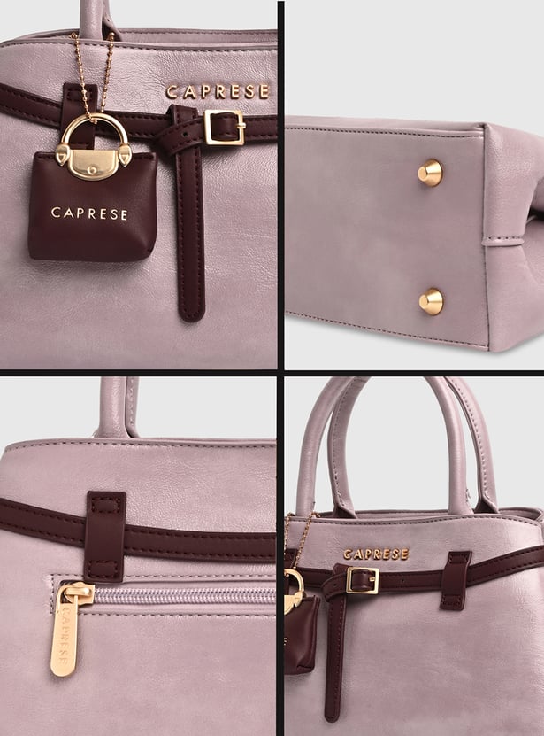 CAPRESE Celina Solid Handheld Bag with Pouch