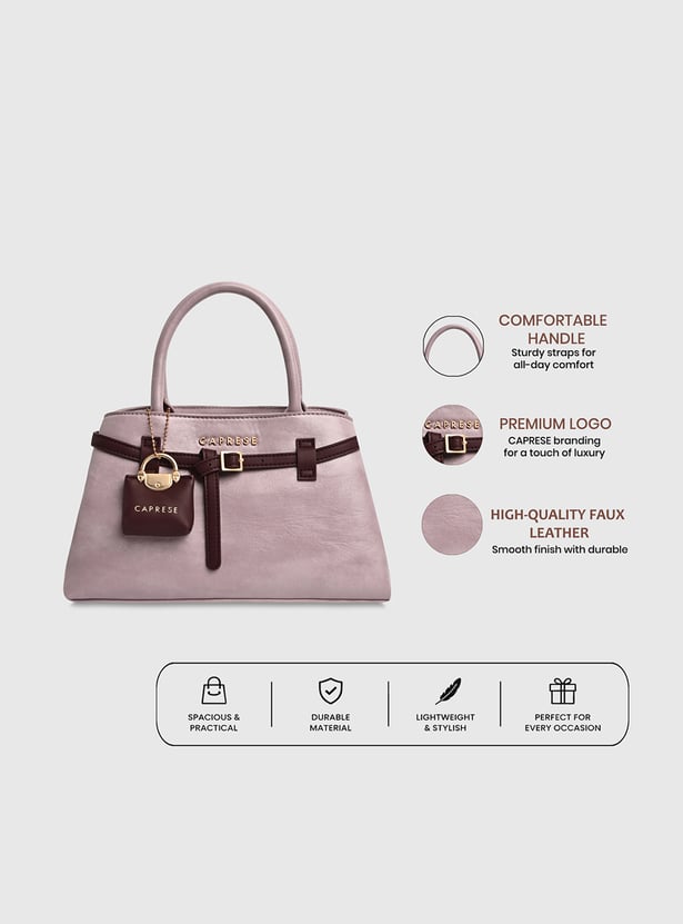 CAPRESE Celina Solid Handheld Bag with Pouch