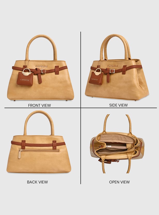 CAPRESE Celina Solid Handheld Bag with Pouch