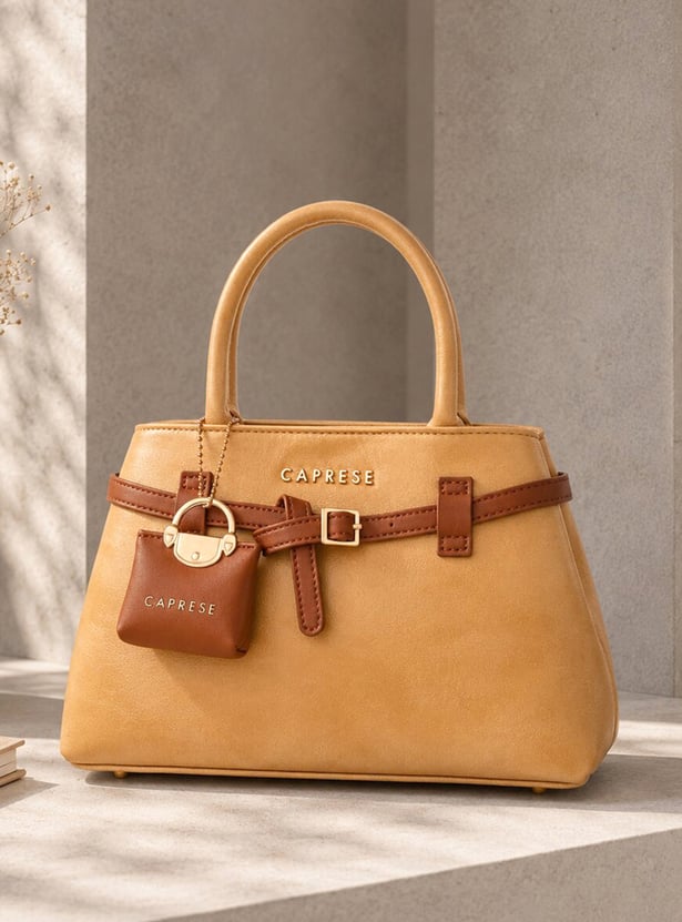 CAPRESE Celina Solid Handheld Bag with Pouch