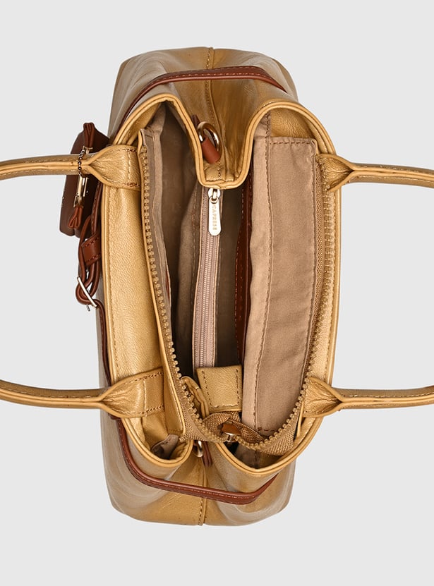 CAPRESE Celina Solid Handheld Bag with Pouch