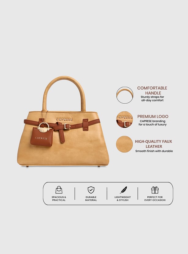 CAPRESE Celina Solid Handheld Bag with Pouch