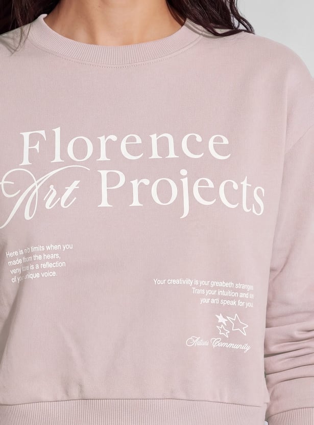 KAPPA Typographic Print Crop T-shirt