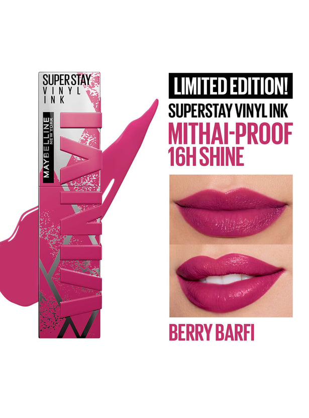 MAYBELLINE Superstay Vinyl Ink - Berry Barfi - 4.2g