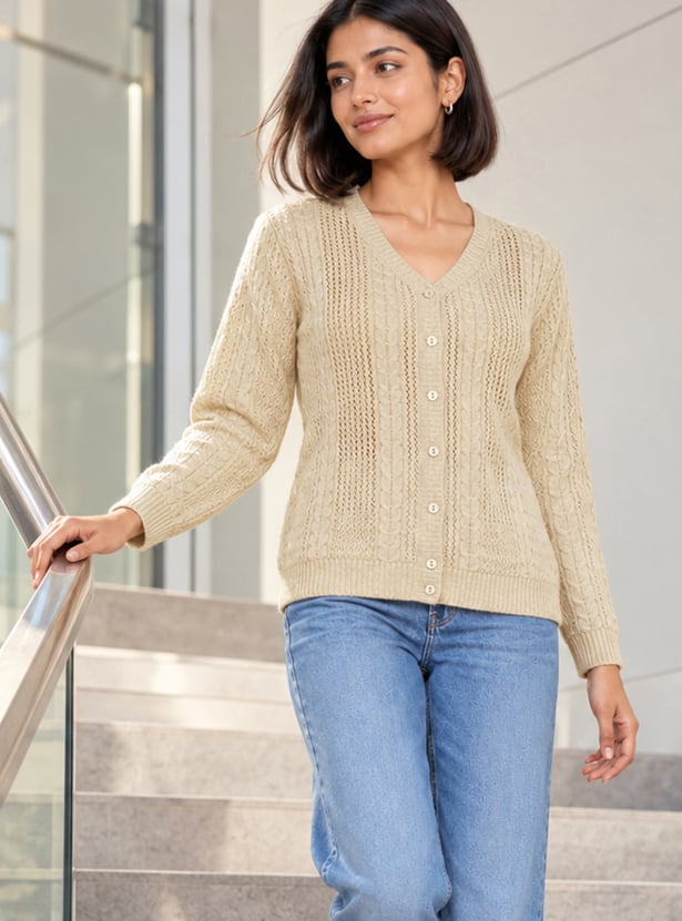 MELANGE Knitted Cardigan