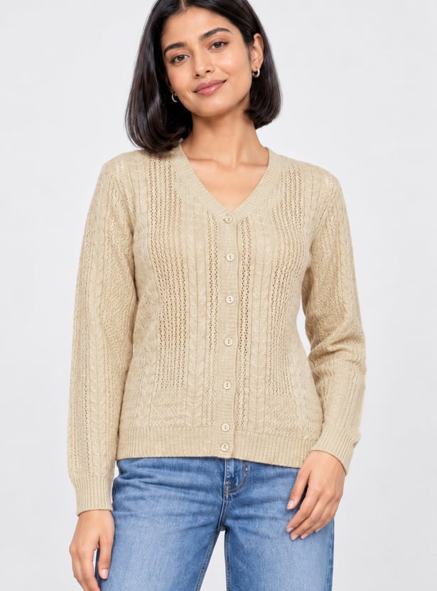 MELANGE Knitted Cardigan