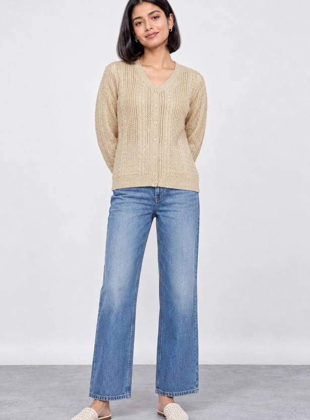 MELANGE Knitted Cardigan