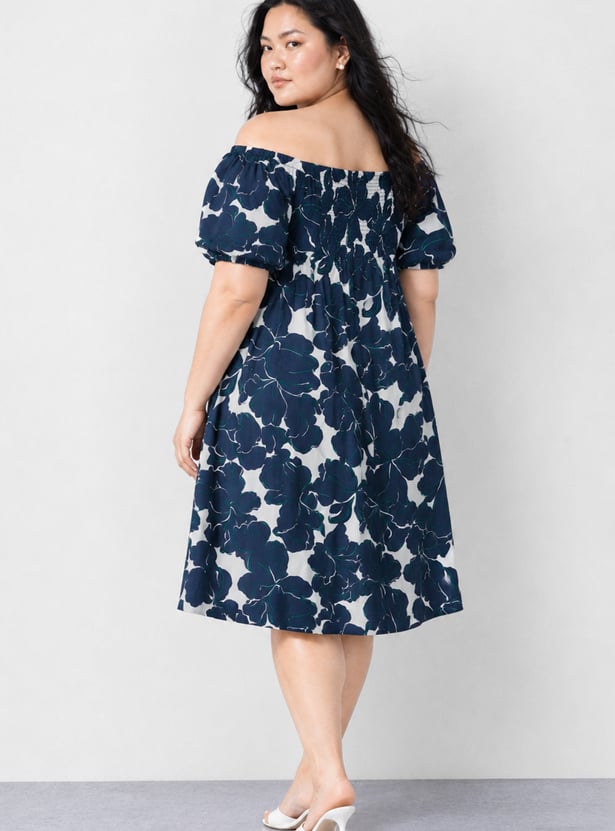 NEXUS Floral Print A-line Dress