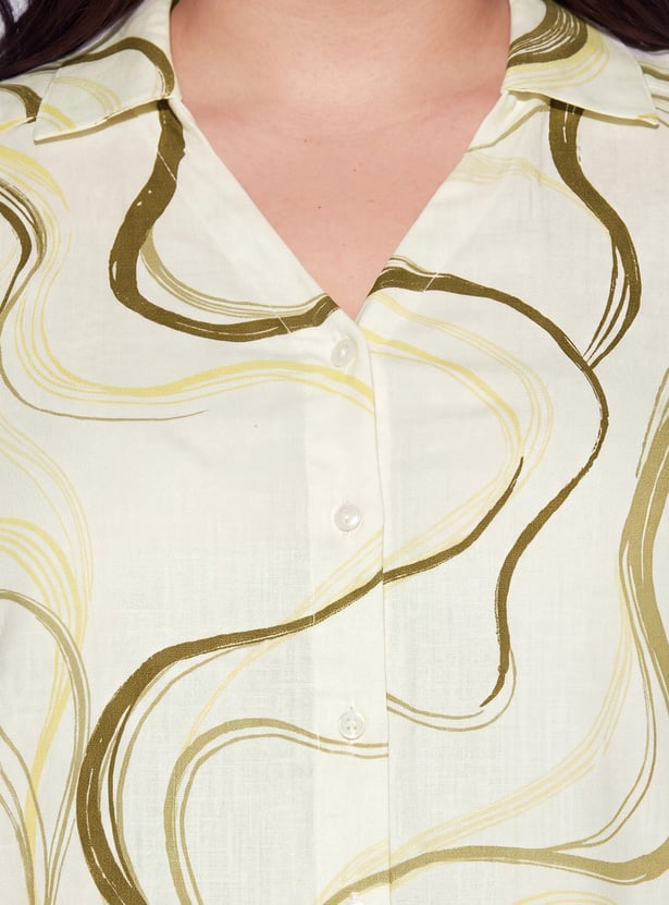 NEXUS Collared Button-Down Shift Dress