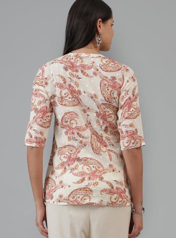 W Paisley Print Tunic