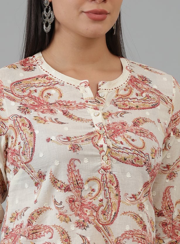 W Paisley Print Tunic