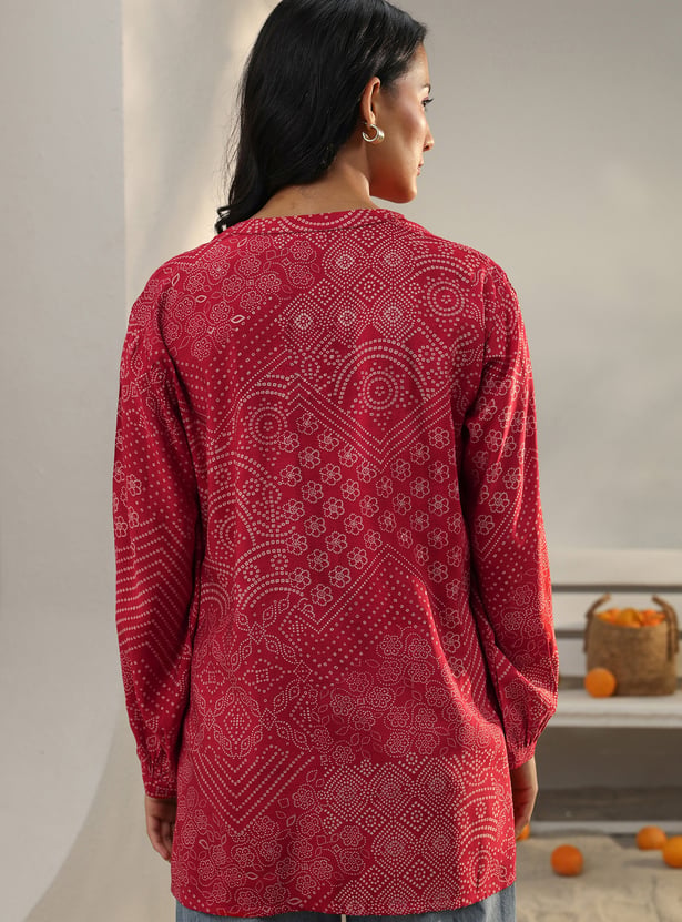 LIBAS Bandhani Print Top