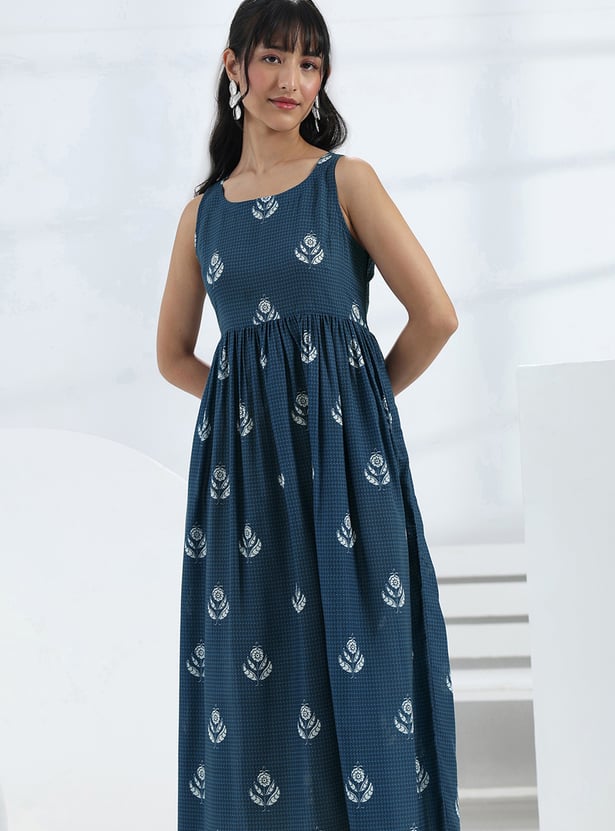 LIBAS Ethnic Motif Maxi Dress